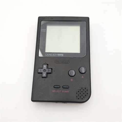 GameBoy Pocket Konsol - Sort - SNR MH18272659 (B Grade) (Genbrug)